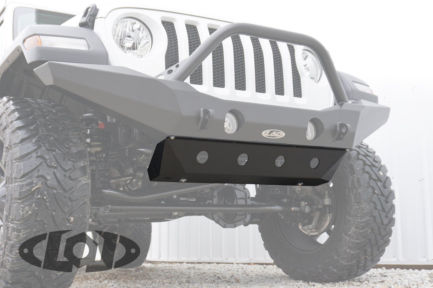 JL/JT Destroyer Front Bumper Skid Plate