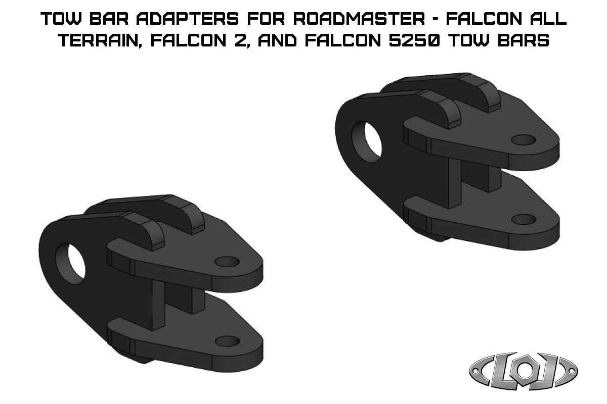 Tow Bar Adapters for Roadmaster Falcon All Terrain, Falcon 2, and Falcon 5250 Tow Bars