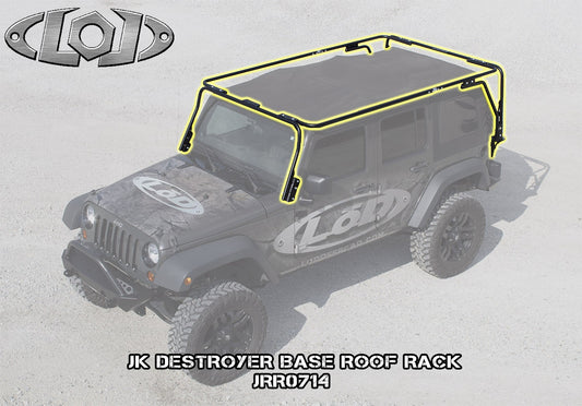 JK Destroyer 4 Door Base Rack