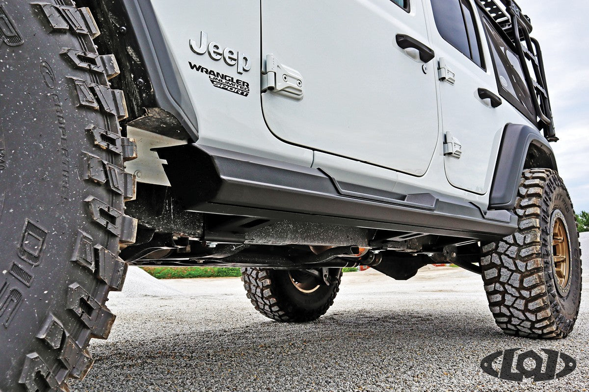 JT Armor Lite Rocksliders 4 Door Skid Plates (pair)