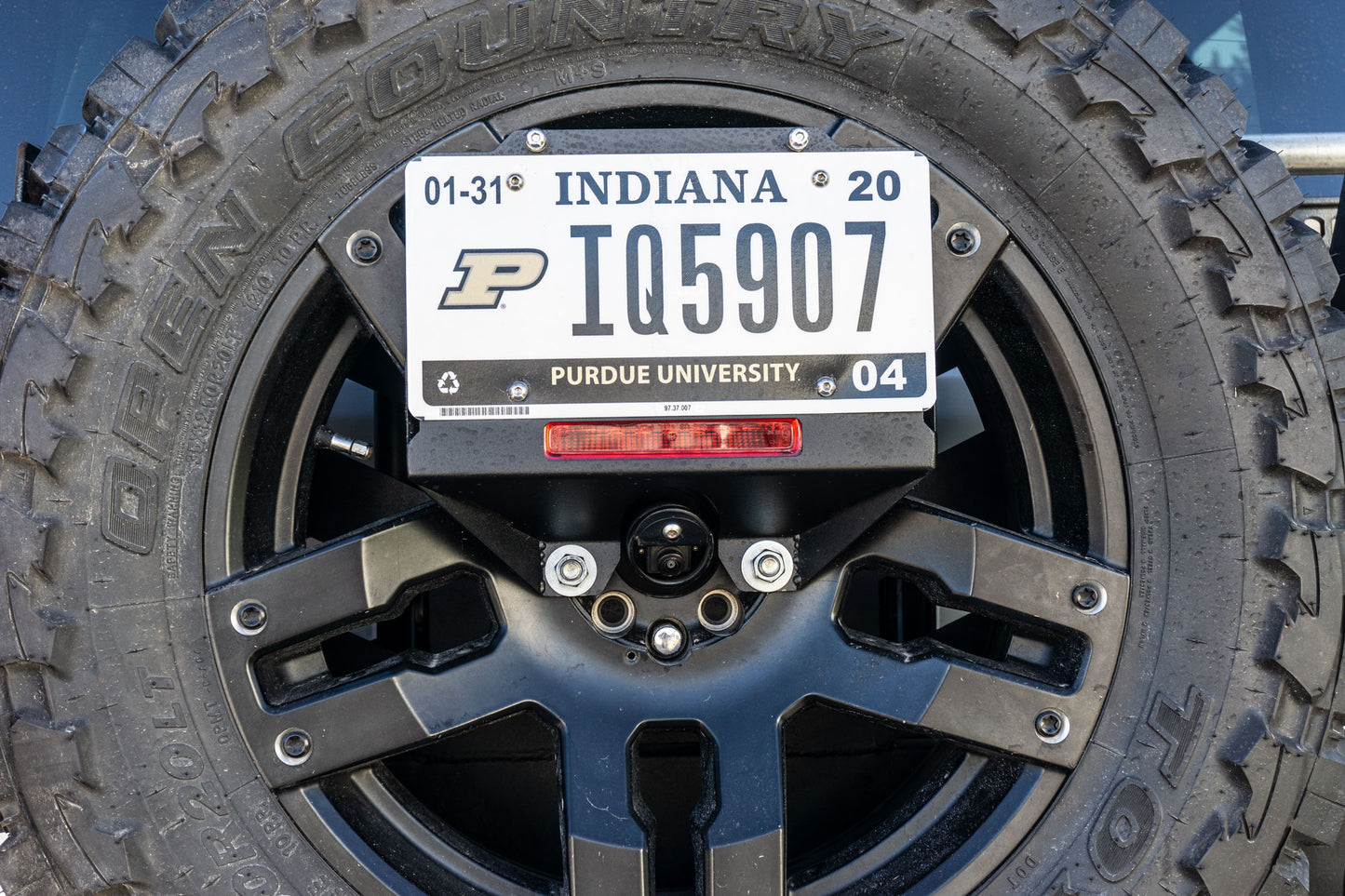 JL Destroyer Spare Tire License Plate Relocation Kit