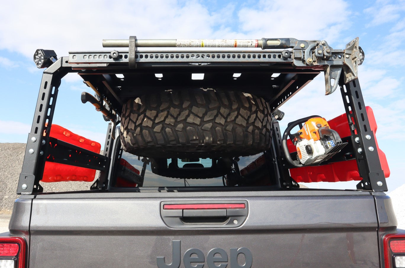 Black Ops Bed Rack Hi Lift Mount