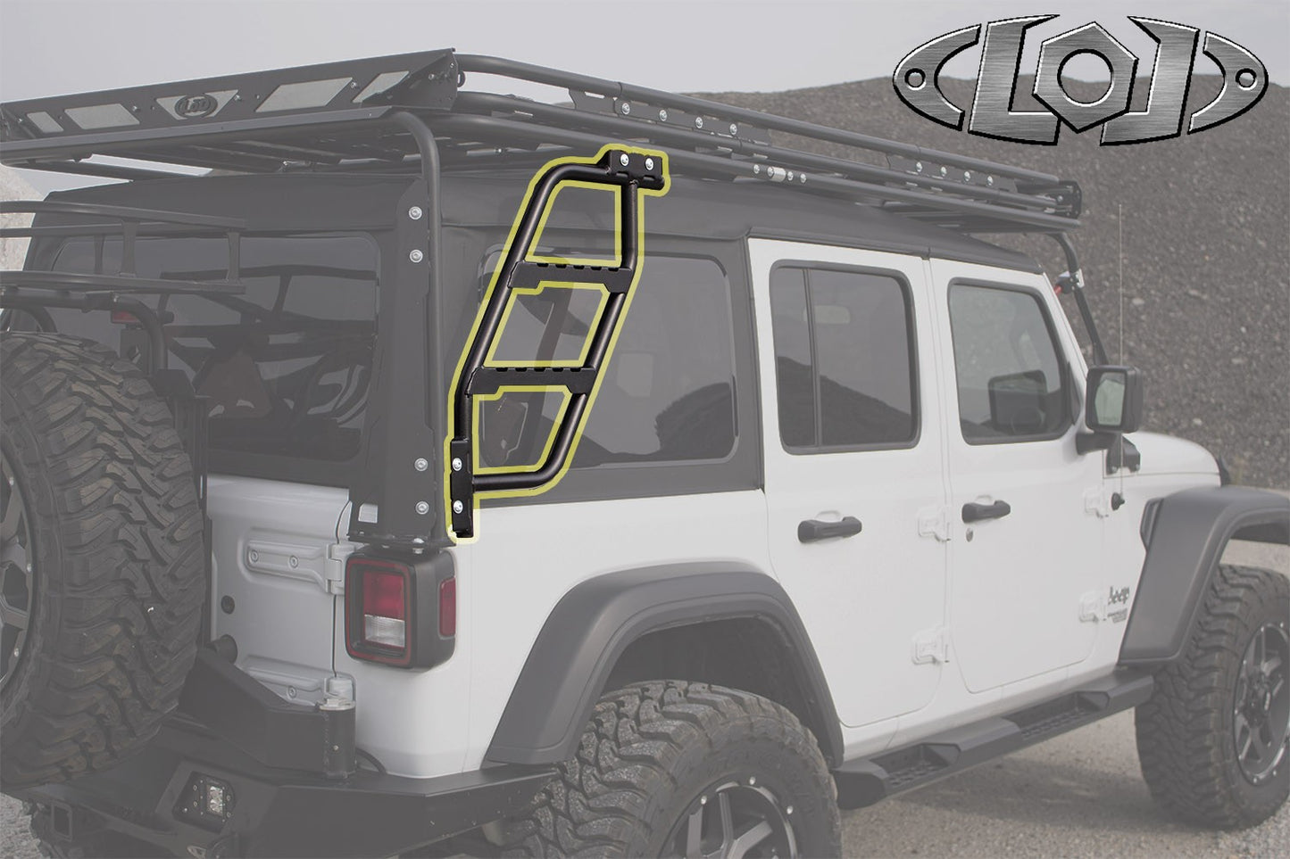 Destroyer Roof Rack Passenger Side Ladder