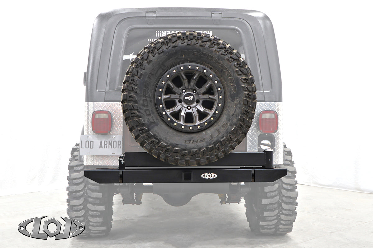 CJ Destroyer Expedition Series Rear Bumper w/ Tire Carrier