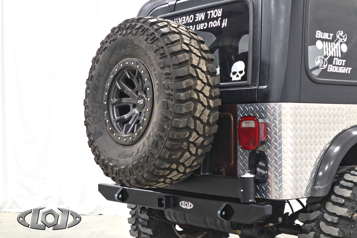 CJ Destroyer Expedition Series Rear Bumper w/ Tire Carrier