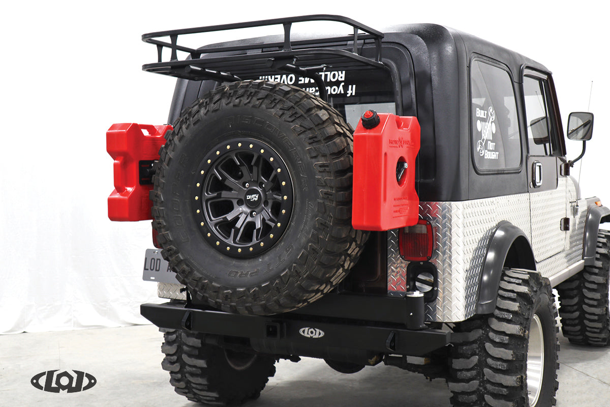 CJ Destroyer Expedition Series Rear Bumper w/ Tire Carrier