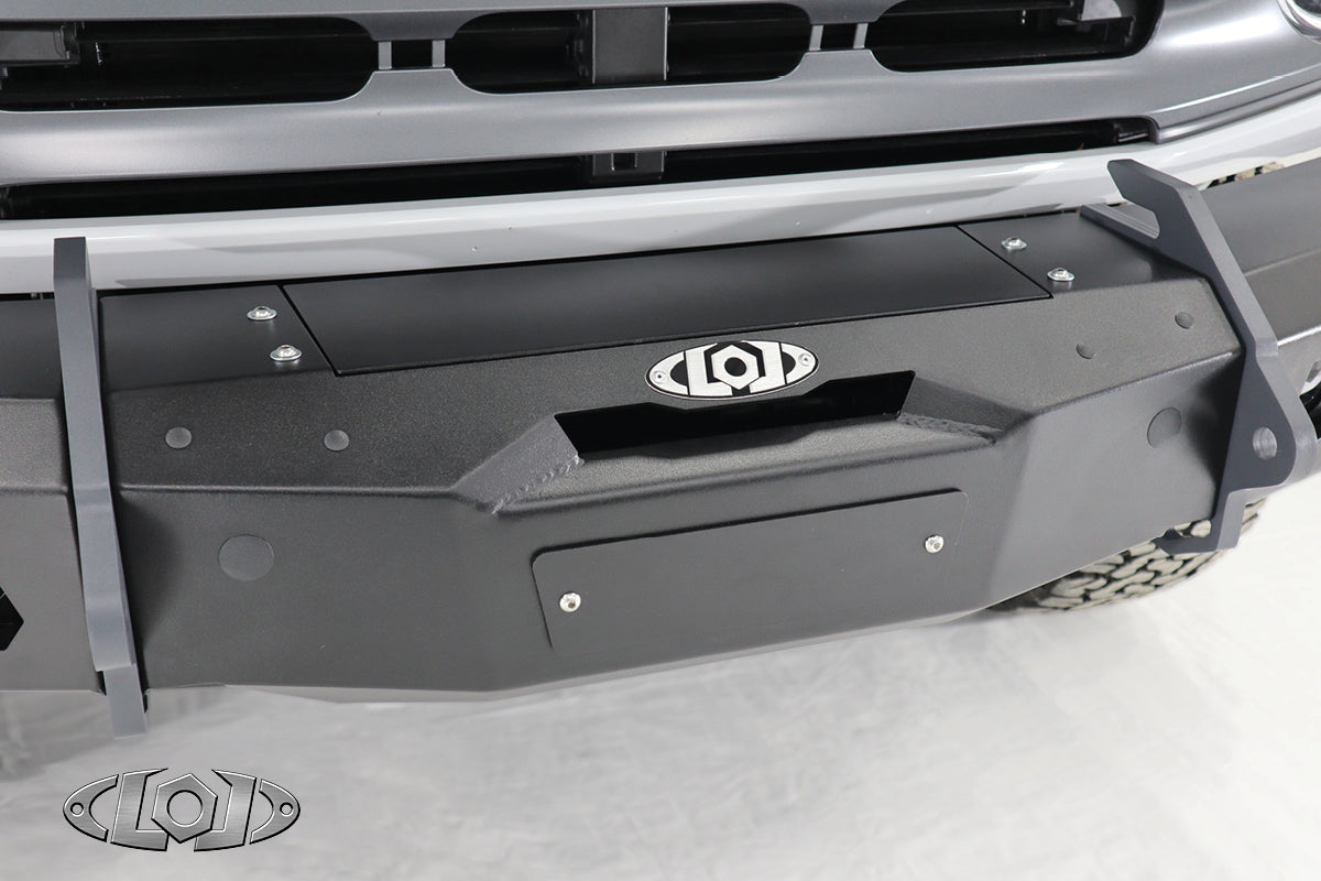 Black Ops Front Bumper Winch Cover Plate