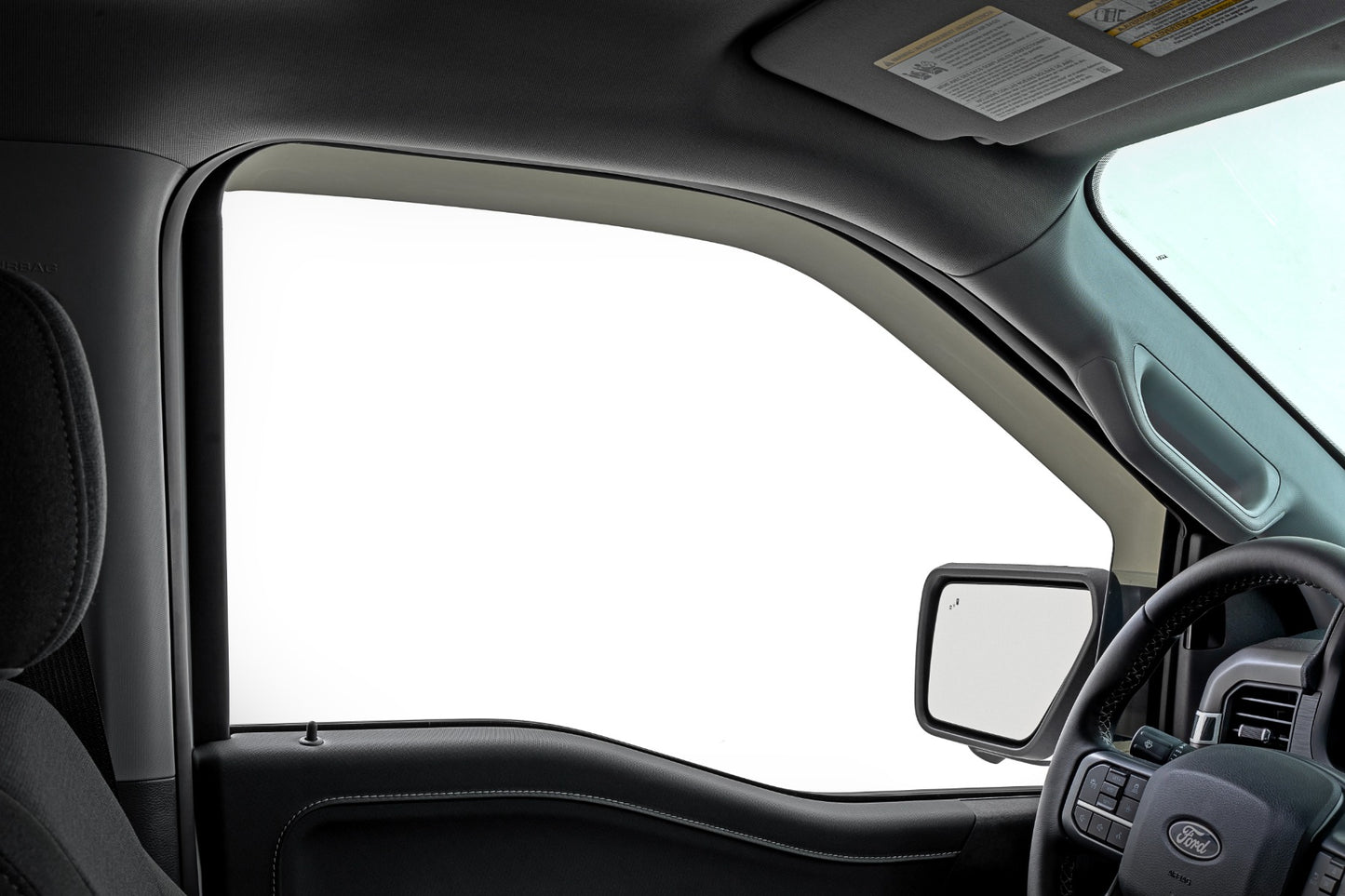 Side Window Deflectors | In Channel Rain Guard | Ford F-150/Lightning/F-250/F-350/Raptor (15-25)