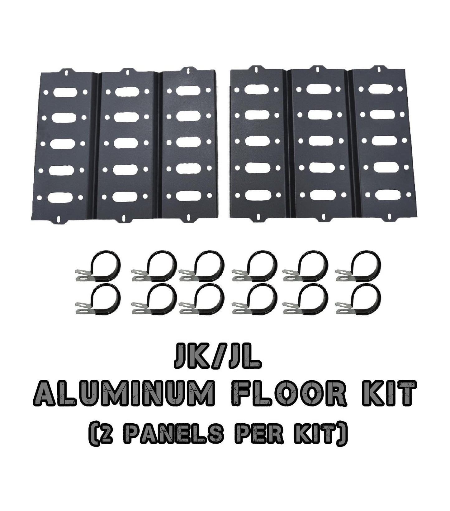Destroyer Roof Rack Aluminum Floor Kit (2pcs)