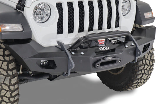JK/JL/JT Black Ops Shorty Winch Front Bumper