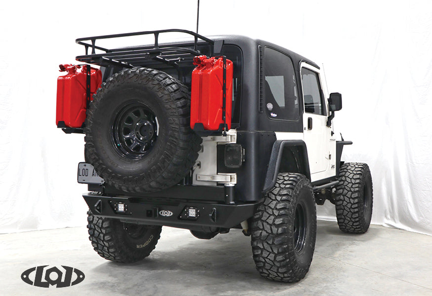 TJ/LJ/YJ Destroyer Rear Bumper w/ Tire Carrier