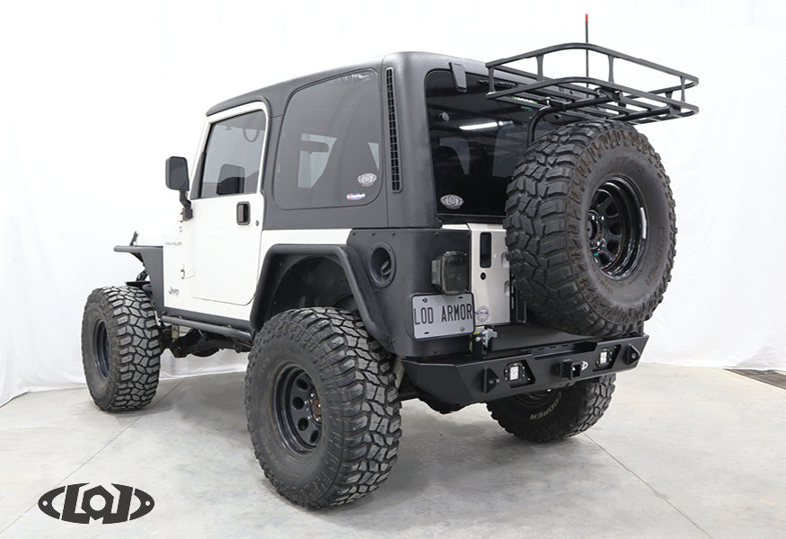 TJ/LJ/YJ Destroyer Rear Bumper w/ Tire Carrier