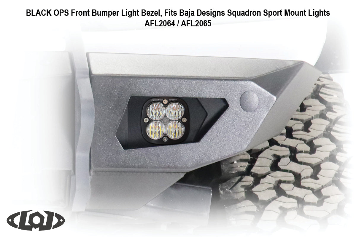 Black Ops Baja Squadron Front Fog Light Bezel (pair)