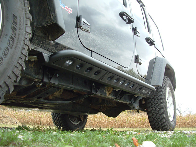 JK Signature Series Frame Mounted 4 Door Rocksliders