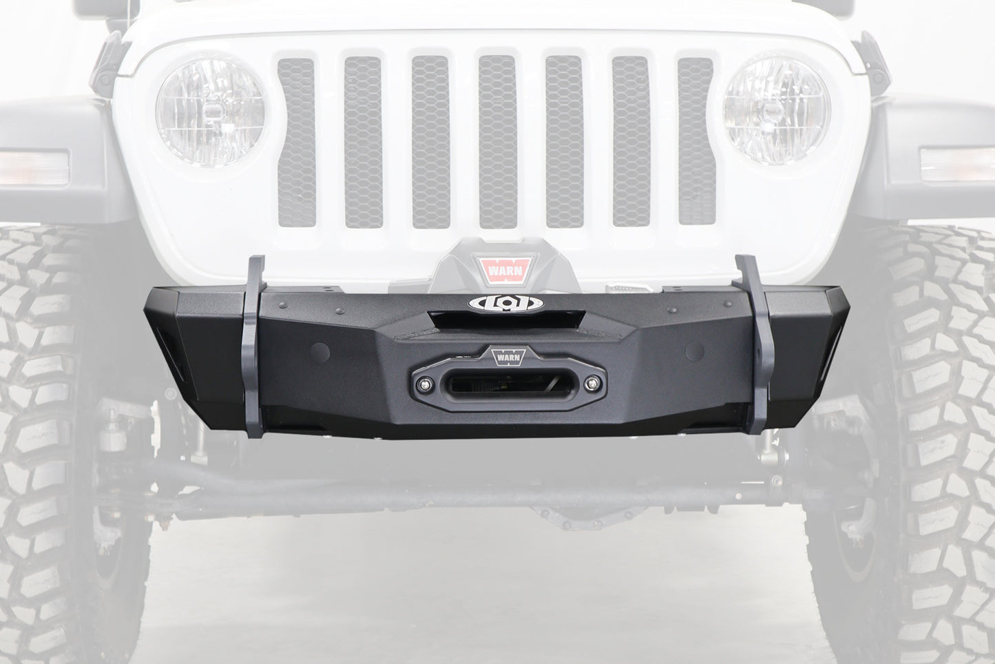 JK/JL/JT Black Ops Stubby Winch Front Bumper