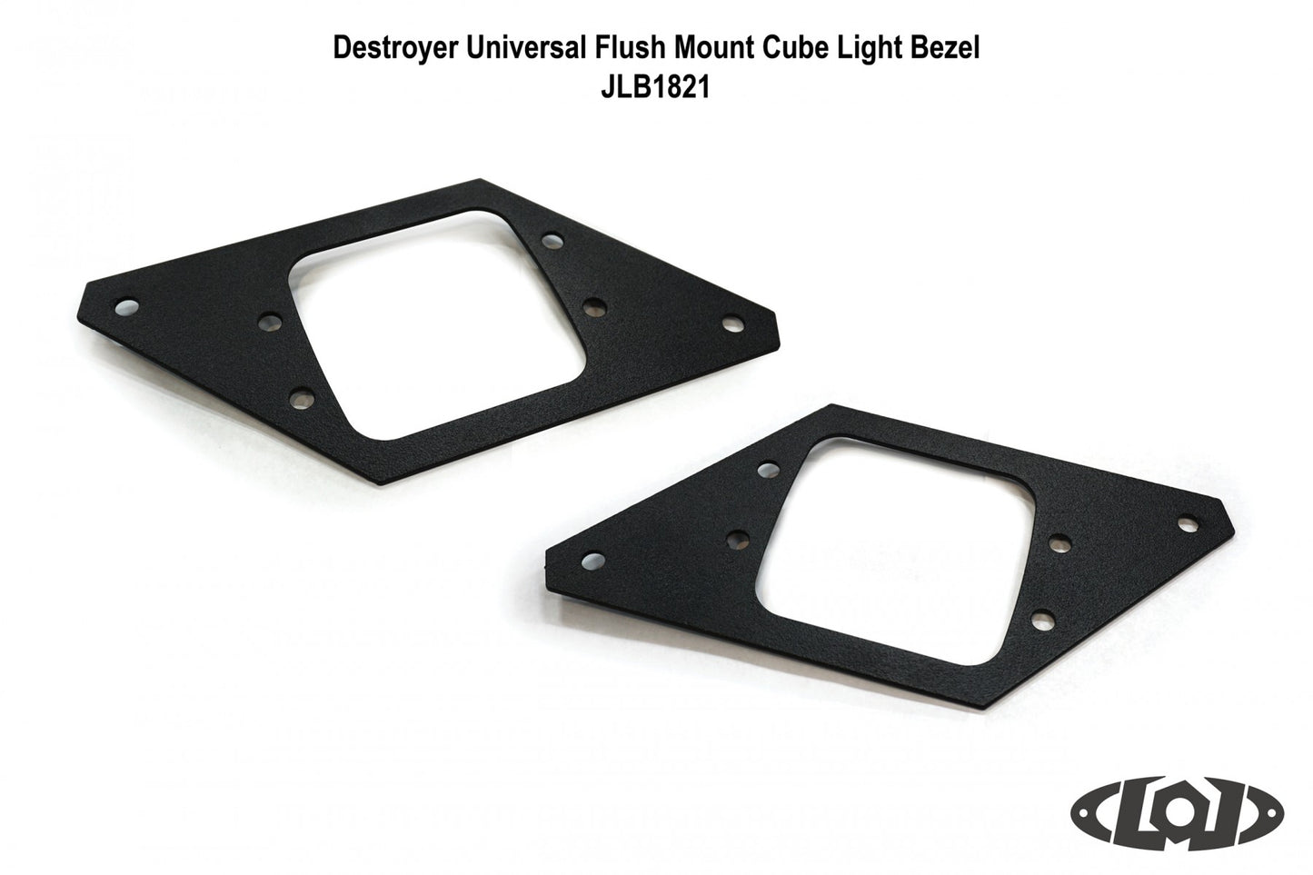 Destroyer Rear Light Bezel, Universal Flush Mount Cube lights