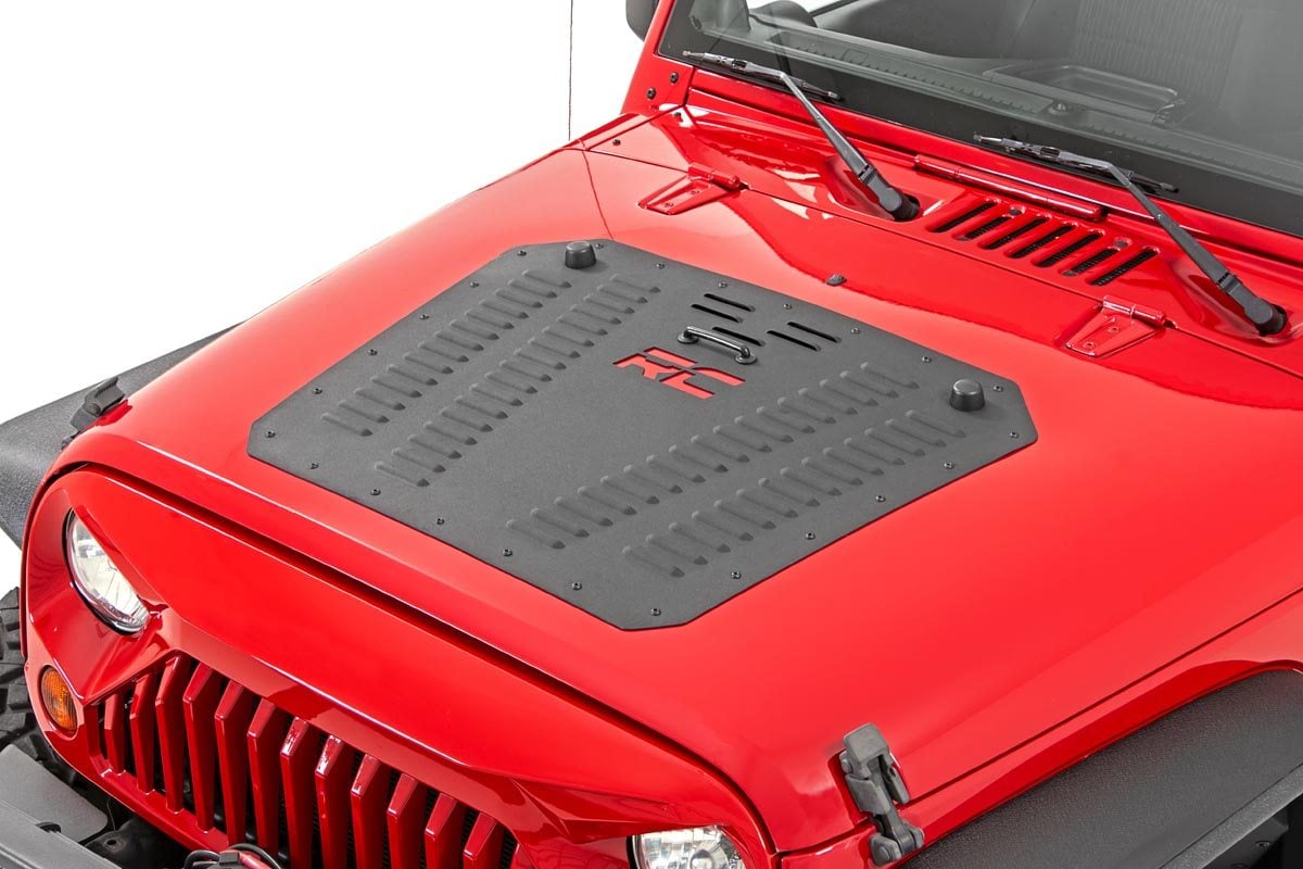 Hood Louver with RC Logo | Jeep Wrangler JK/Wrangler Unlimited (2007-2018)