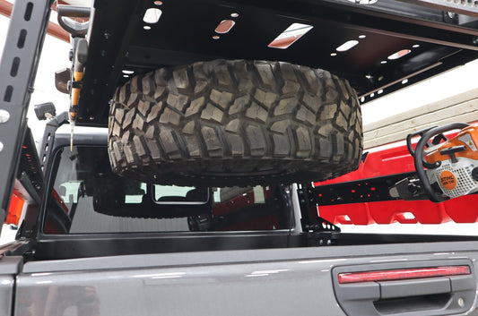 Black Ops Bed Rack Tire Carrier