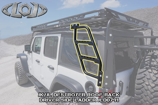 Destroyer Roof Rack Driver Side Ladder