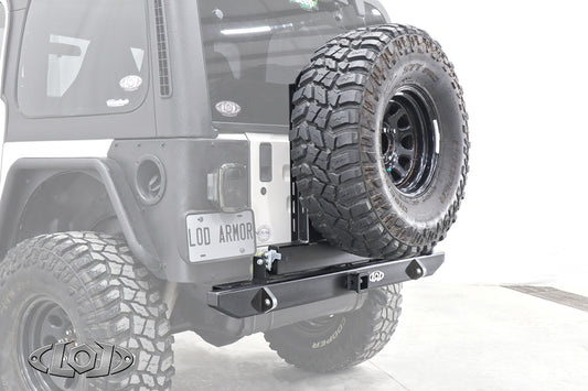 TJ/LJ/YJ Destroyer Expedition Series Rear Bumper w/ Tire Carrier