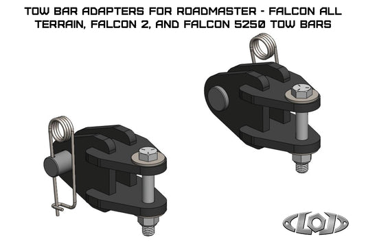 Tow Bar Adapters for Roadmaster Falcon All Terrain, Falcon 2, and Falcon 5250 Tow Bars