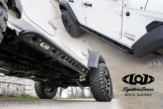JL Signature Series Frame Mounted 4 Door Rocksliders