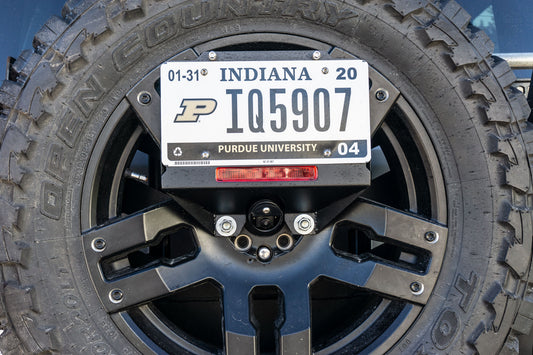 JL Destroyer Spare Tire License Plate Relocation Kit