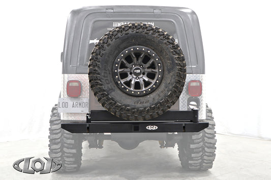 CJ Destroyer Expedition Series Rear Bumper w/ Tire Carrier