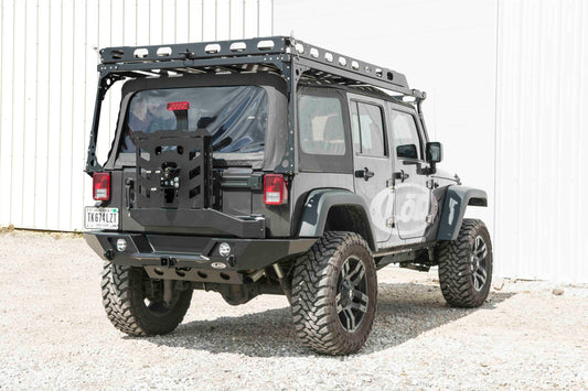 JK Destroyer Full Width Rear Bumper  w / Tire Carrier
