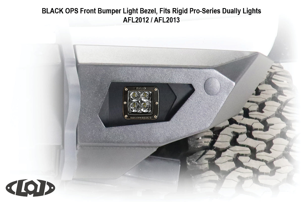 Black Ops Rigid Dually Fog Front Light Bezel (pair)