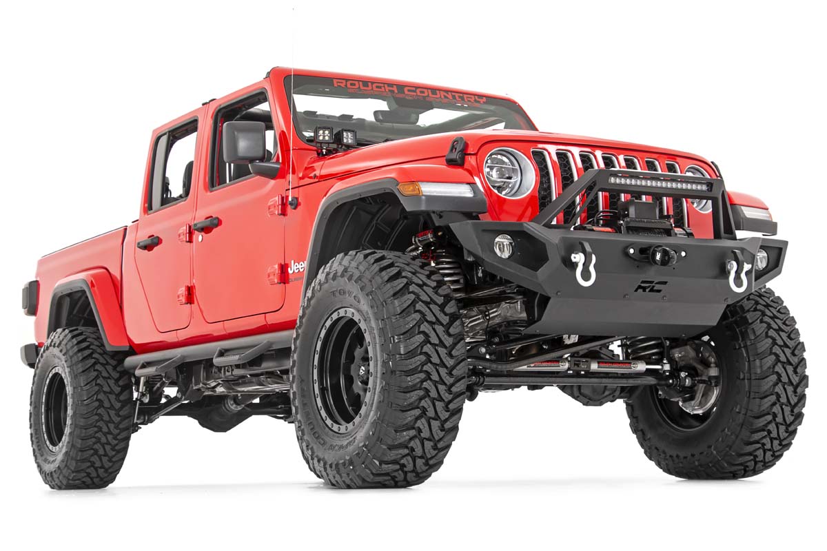LED Light Kit | Quad | Cowl Mount | 2" Black | White DRL | Jeep Gladiator JT/Wrangler JL (18-25)