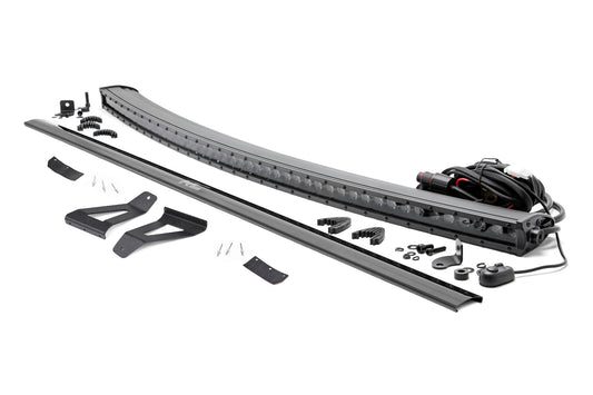LED Light Kit | Windshield Mount | 50" BLK Single Row | Jeep Cherokee XJ (84-01)